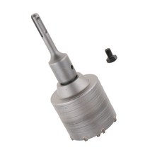 GHSHOP 1개 조각 콘크리트 코어 드릴용 날 또는 시멘트 벽의 삼각형 개구부, 실버, 합금