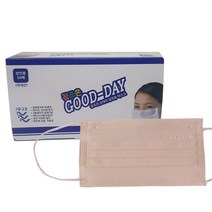 참조은산업 국산 비말차단 일회용 덴탈 마스크 MB필터 화이트 블랙 대형 50매, 50매입, 1박스, 연황색