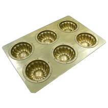 치요다 금속 CHIYODA 쿠겔호프 6p 쿠키틀 마들렌틀 케잌틀