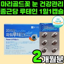70대 눈 건강 관리 루테인 뉴테인 영양제 추천 눈의 피로 금잔화 마리골드 꽃 빌베리 추출물 눈이 뻑뻑 침침 시력 보호 침침한 눈 60대 남성 여성 LUTEIN 헤마토코쿠스 분말, 1박스(2개월분)