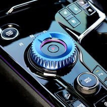 카스타 스포티지 NQ5 실내 튜닝 스포티지 NQ5 알루미늄 몰딩 기어 조그 다이얼 커버 튜닝 용품, 블루