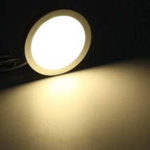 캠핑용 LED 인테리어 스포트라이트 라운드 벽 천장 조명 4681012x12V 호텔 침실 보트 RV 캐러밴 모터홈용, 02 Warm White_03 8x