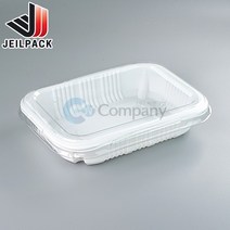 일회용 실링용기 19154/화이트/JH/반찬포장 (소량)100개세트, 백색