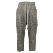 릭오웬스 21FW 더스트 다크쉐도우 크리치 나일론 카고 크롭 팬츠 DU02A3371 ND 34