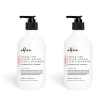 알키라 리파인 일루미너스 젤 페이셜 클렌저 클렌징 폼 200ml 2개 Alkira Finger Lime Caviar Kakadu Plum & Quandong