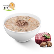 한약을 달이는 정성으로...다림죽 쇠고기야채죽, 500g, 1팩