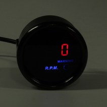 속도측정기 스피드건 야구스피드건 12V 자동 범용 미터 2 인치 52mm 자동차 타코미터 0-9000 RPM 타코 게이, 한개옵션0