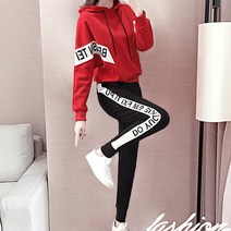 트레이닝복세트 2020년 가을옷 뉴타입 유행치마 빅사이즈 레저스포츠 세트여성 봄가을 유행브랜드 투피스