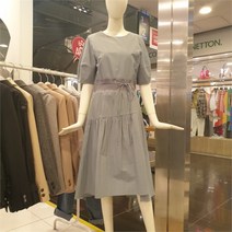 씨씨콜렉트 NC12 라운드넥 롱 원피스 E222PSE162
