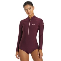 Roxy 여성 1mm Performance 긴팔 봄수트 Wet 수트 - Red PlumRed 2aM423359, Red Plum/Red, 10