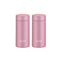 [타이거] 수퍼클린플러스 컴팩트 보온보냉병 MMP-K020 2P 세트, 로즈핑크 PE 2개