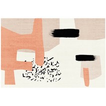 유럽풍 러그 크기 먼지없는러그 추상화 러그 카페트 명화
