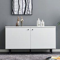 라떼 오크 화이트 북유럽 티비다이 TV 장식장 높은 거실장 1200 1800, 02.라떼 1200 양문형 높은 거실장-화이트