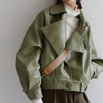 연예인가죽자켓 자켓 아우터 숏 롱 여성 가죽 레더 봄 루즈 오버 슬림 핏 라이더 간절기 잠바 집업 후드