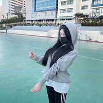 오버핏 사계절 얇은 후드집업 포근한 기모 무지 학생 교복 베이직 집업