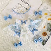 PKTOYS 귀여운 만들기인형 옷 토끼/곰돌이/강아지/오리/베어 봉제 인형치마 크리스마스 선물, 바다의 딸 (산와의 장군), 30cm 인형을 위해