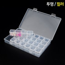 작은 소품 정리함 수납케이스 투명 미니 수납함 악세사리 보관함 케이스, 투명 x 1개