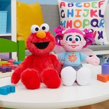 저스트플레이 세서미 스트리트 엘모 애비 카다비 인형 8인치 2종 세트, Elmo & Abby Cadabby