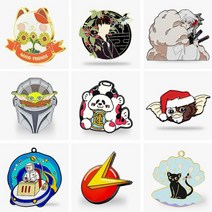 빈티지 행운 불교 소품샵 메탈배지 브로치 커스텀 사휘 흉장흉패훈장 반휘교휘 기념주화 크리에이티브 디자인, 각종 금속 배지 전문 제작 금속