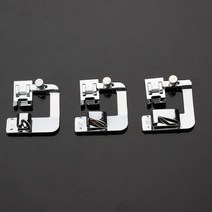 가정용미싱 자수 오바로크 미니재봉틀 헝겊 가죽 스플라이스 노루발 내구성 액세서리 가정용 재봉틀용 금속 다기능 발 11 개세트, 3pcs