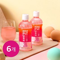 프로틴어스 프로틴20 워터 레드 340ml x 6개 헬스 BCAA 단백질, 단품