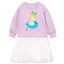 아윈컴퍼니 디즈니 공주 캐릭터 긴팔 샤 레이스 원피스 여아 유아