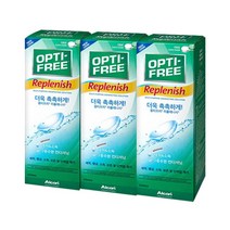 옵티프리 리플레니시 렌즈관리액, 3개, 420ml