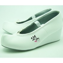 이화 한국무용 가죽 무용화 굽슈즈-3cm 5cm, 250