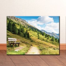 LAN011_홈데코 수채화 풍경그림 캔버스액자 인테리어, 고급형유광전처리_S_16cm x 23cm