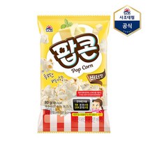 사조대림 팝콘 버터맛 80g X 1개 간식 과자, 팝콘 버터맛 80g 1개