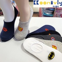 꾸니블리 **슈퍼맨 양말덧신 아동덧신5켤레한세트** 안벗겨져요!!!@