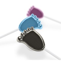 유니크 디자인 발바닥 모양 이어폰 스마트폰이어폰 고감도 귀가편한, 색상, 블루