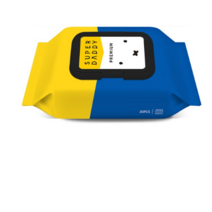 슈퍼대디 X 미피 저자극 아기물티슈 프리미엄 휴대 캡형, 20매, 15팩