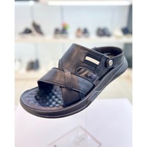 허시파피 NCBC 남성 MN013 투웨이 샌들 슬리퍼 경량 가죽 3cm 데일리 발편한 족저근막염 무지외반증 코디하기쉬운 유행없는 출퇴근 근무용 세미정장룩 쿠션좋은 논슬립 가성비
