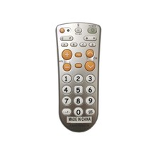콤비네이션 범용 학습 원격 제어 컨트롤러 TV SAT DVD CBL AUX 빅 버튼 복사 Chunghop L108E, 한개옵션0, 한개옵션0