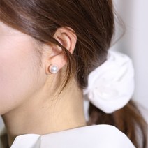 RANUNSTYLE 진주 귀걸이 미니 진주 왕진주 포인트 4mm~12mm