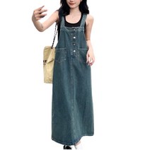 SEONGJINCHI 데님 멜빵원피스 8852