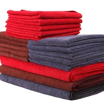 천마물산 극세사걸레 행주 경편 40*40cm, 레드