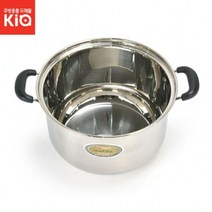 시둥마켓_스테인레스곰솥 가정용 다용도 곰솥 대용량 스텐 업소용 찜솥 탕솥, 러브송 대용량곰솥 26cm