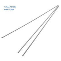 니크롬선 열선 0.1 1mm 0.5mm 2개/대 AC 220V 1500W 가마로 가열 요소 코일 높은 저항 와이어 Restring 히, 03 3pcs 1000W