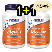 솔가 엘 L 라이신 LYSINE 1000mg 100개입 2set [미국 직배송], 100개, 2개