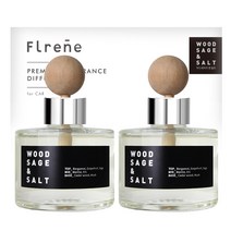플렌느 명품 향수 니치향 디퓨저 차량용 방향제 120ml 2개입, 우드세이지앤솔트, 2개