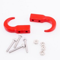 RC 자동차 금속 트레일러 견인 후크 액세서리 1:10 크롤러 TRX4 TRX6 Axial SCX10 90046 AXI03007 레드캣 MST 장식 RC부품 호환, 11 Towbar4