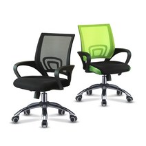 파란들 아이윌 에어 메쉬 스마트 책상의자 강의실 컴퓨터 의자 PJ01013, 블랙