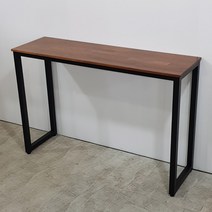 푸른숲가구 멀바우 원목 좁은테이블 홈까페 아일랜드식탁 홈바테이블, 1800x430x750