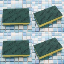 1P 스폰지 수세미(대) (9X15CM) 욕실청소수세미 수세미만드는법
