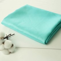 패브릭몰 샤틴슬라브 고급공단 두꺼운공단 양면원단 의류 곱창밴드 스크런치 배경천, 민트