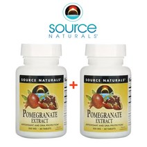 (1+1) 소스내츄럴스 석류 추출물 엘라그산 Pomegranate Ellagic Acid 60캡슐 2팩