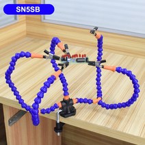 Toolour-테이블 클램프 납땜 도움 손 세 번째 수공구 스테이션 USB 3X 조명 돋보기 용접 수리 도구, 02 SN5SB