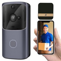 스마트 인터폰 Z5 스마트 hd 720p 2.4g 무선 와이파이 비디오 초인종 카메라 비주얼 인터폰 야간 투시경 ip 초인종 무선 보안 카메라, 오 플러그, 딩동 플러그